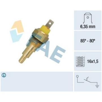 Termoslēdzis, Radiatora ventilators FAE 37630