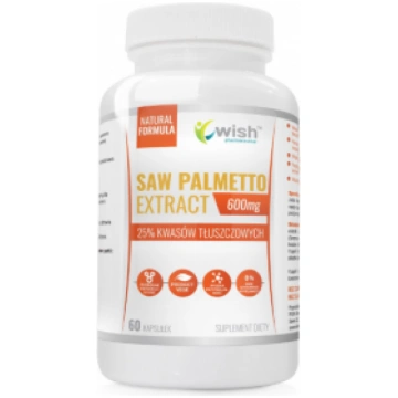 Saw Palmetto Extract 600 mg WISH Pharmaceutical 60