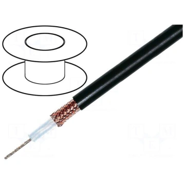Wire: coaxial | RG11AU | 1x75Ω | stranded | OFC | 