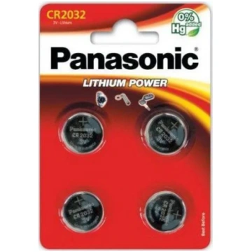 Baterijas Panasonic 66068, CR2032, 3 V