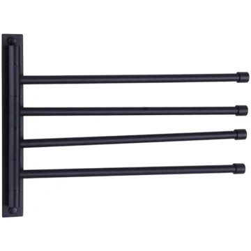 GERZWY Swivel Towel Rail SUS 304 nerūsējošais tēra