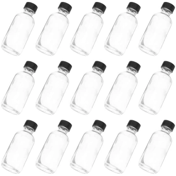 SOLUSTRE 15 Stück Kleine Glasflaschen aus Glas mit