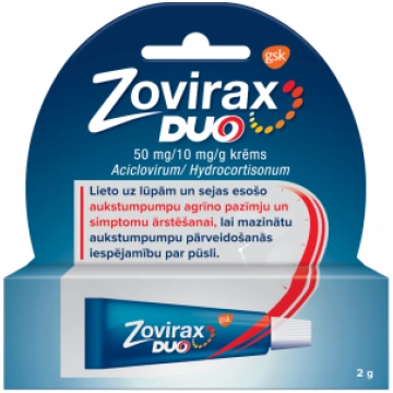 ZOVIRAX DUO 50mg/10mg/g krēms, 2 g