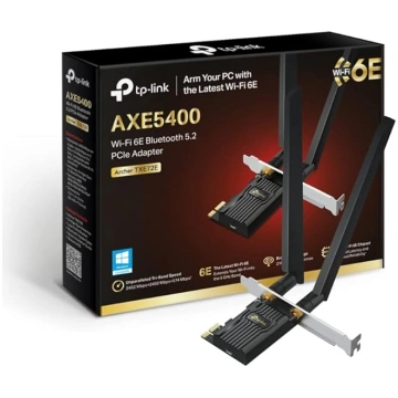 TP-Link Archer TXE72E AX5400Mbps trīsjoslu WiFi 6E