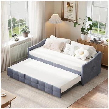 Extendable Sofa Bed, Upholstered Sofa, Sofa Bed 90