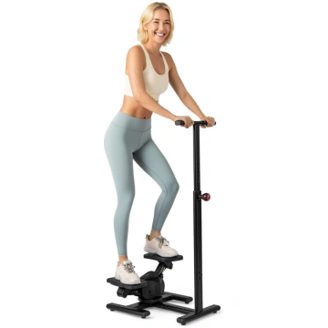 GYMAX Home Twist Stepper ar regulējamu stūri, LCD 