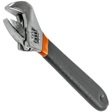Regulējamā atslēga 10", 250mm, gumijots rokturis F