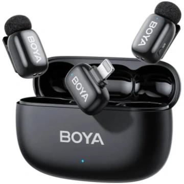 Boya wireless microphone mini 2-03 Lightning, matt