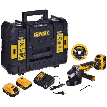 Leņķa slīpmašīna 18V DCG405P3+tarcza DEWALT