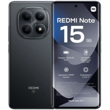 Xiaomi Redmi Note 15 5G 6/128GB Black 693255446924