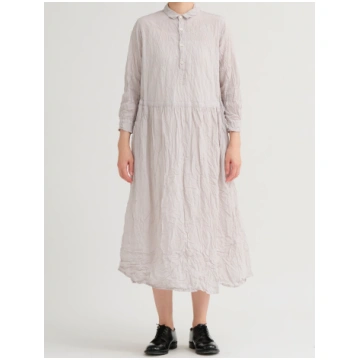 Pas De Calais Classic Crinkle Dress Grey