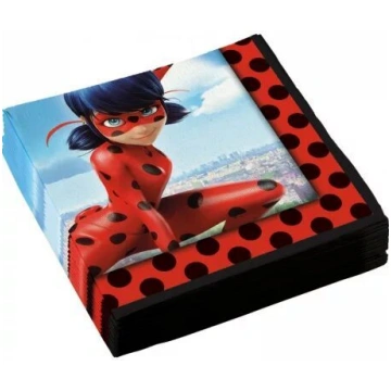 Miraculous Ladybug salvetes (20 gabali)