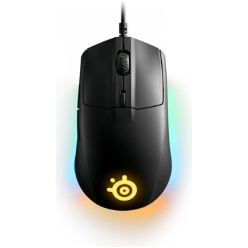 SteelSeries Rival 3, melns