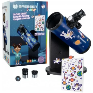 Bresser Kompakts JUNIOR 76/300 SMART bērniem teles