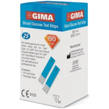 GLIKOZES TESTA SLOKSNES, paredzētas ierīcei "Gima 