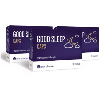 3x Good Sleep Caps, 30 kapsulas