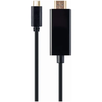 USB-C–HDMI vīriešu savienotājs, 4K, 30 Hz, 2 m GEM