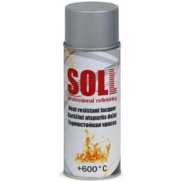 SOLL Sudraba karstumizturīga krāsa +600C 400ml. 2