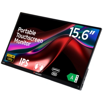 Verbatim PMT‑15 Portable 15.6 Touch‑Screen Monitor