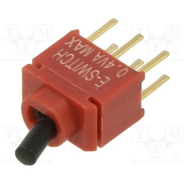 Switch: toggle; Pos: 2; DPDT; ON-ON; 0.02A/20VAC; 