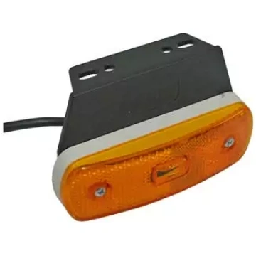 LED sānu gabarītlukturis dzeltens 12V ar stiprināj