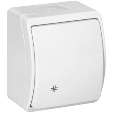 Surface-mounted four-way switch AQUATIC IP44 Ornob