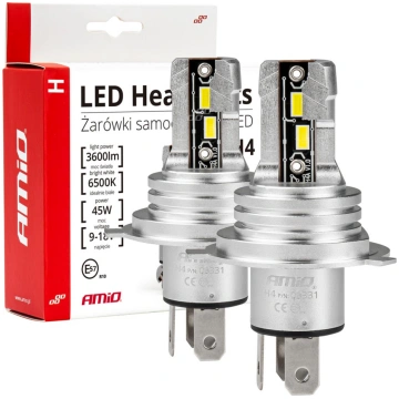 LED auto spuldzes sērija H-mini h4 6500k canbus am