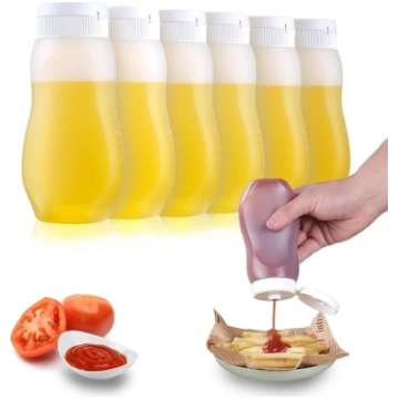 RAMFIYN Spice Squeeze pudeles mērcei 12oz ar Flip