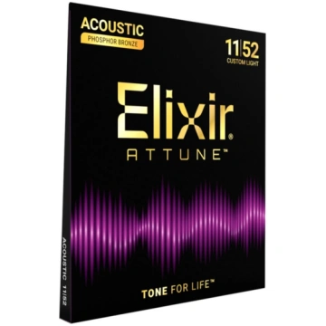 Elixir 21027 Attune Acoustic Phosphor Bronze Custo