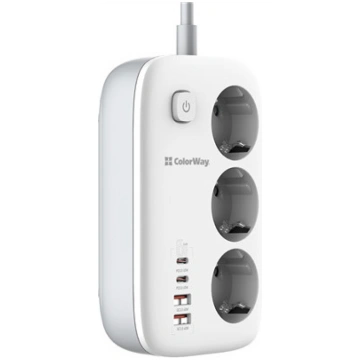 Colorway zasilająca olorWay 3 a/2USB +2 Type C 65W
