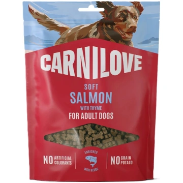 Gardums suņiem Carnilove Soft Small Bite, lasis, 0