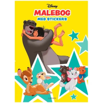 Carlsen - Colouring Book with stickers - Disney Cl