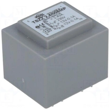Transformer: encapsulated | 2.4VA | 230VAC | 12V |