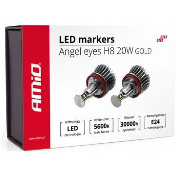 LED H8 20W GOLD AMiO