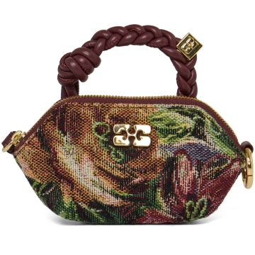 Ganni - Twisted Handle Mini Bag - izmērs ONE SIZE