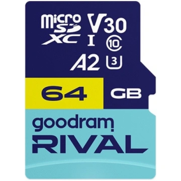 Karta pamięci microSD 64GB Rival UHS-I V30 U3 C10 