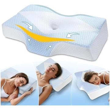 Hydomi Memory Foam kakla spilvens Ergonomisks orto