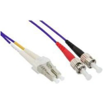 InLine Patchcord swiatlowodowy LC/ST 50/125µm OM4 