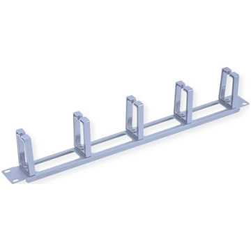 Value 19" 1U Cable Management Plate, C-Type, 5 Hoo