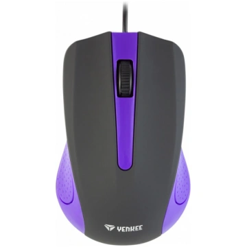 USB wired mouse, 3 buttons, rubberized surface