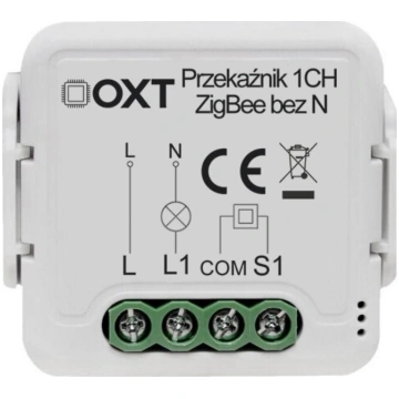 Oxt Mini Zigbee Relay Module 1 Kanāls bez N - Tuya