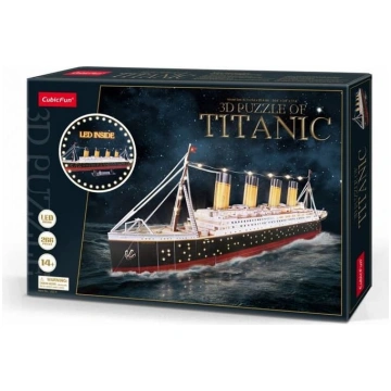 3D titanic rezultātā puzzle CUBIC FUN 306-20521