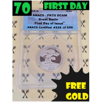 2013-S Great Basin (Nevada) ATB Quarter ANACS PR 7