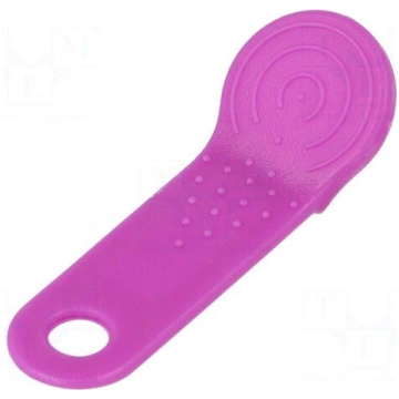 Pellet memory holder in a keychain | purple IBUTTO