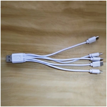 USB2.0 uz 5 Portiem Type-C Vīriešu Lādēšanas Kabel
