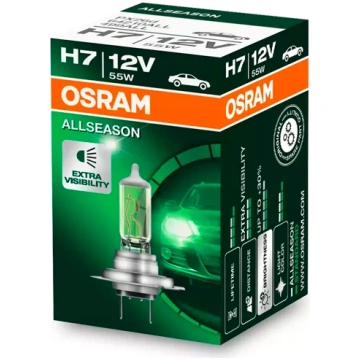 Halogēna spuldze H7, ALLSEASON SUPER sērija OSRAM