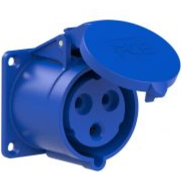 CEE Kontaktligzda 3x32A (2P+PE) 6h IP44 TT 70x70 z