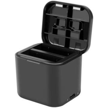 Charger + memory card case PULUZ for Insta360 Ace 