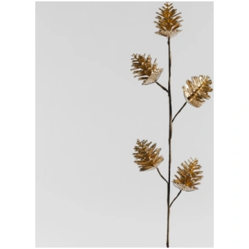dekoratīvie ziedi GLITTERTWIG | 70651-ZŁO-BN-KWIAT