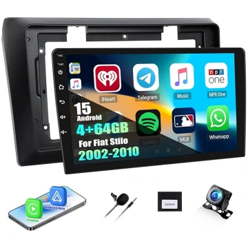 CAMECHO 4 + 64G 9 collu Android 13 auto radio Fiat